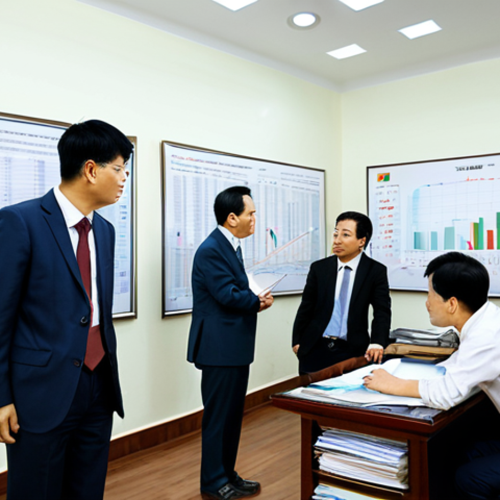 정책 결정과 공공부문 리더십 - Policy Decision-Making**

"A busy government office in Hanoi, officials in *áo dài* and business att...