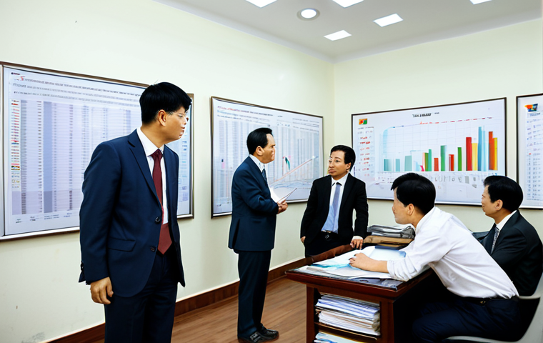 정책 결정과 공공부문 리더십 - Policy Decision-Making**

"A busy government office in Hanoi, officials in *áo dài* and business att...