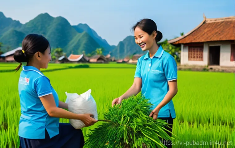공공 행정과 사회적 책임 - **Prompt 1: Digital Convenience in Vietnam**
    A young Vietnamese woman, in her late 20s, with a w...