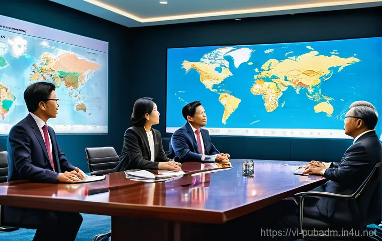 지방자치와 중앙정부 - **Prompt:** A heartwarming scene depicting a Vietnamese local official, dressed in appropriate forma...